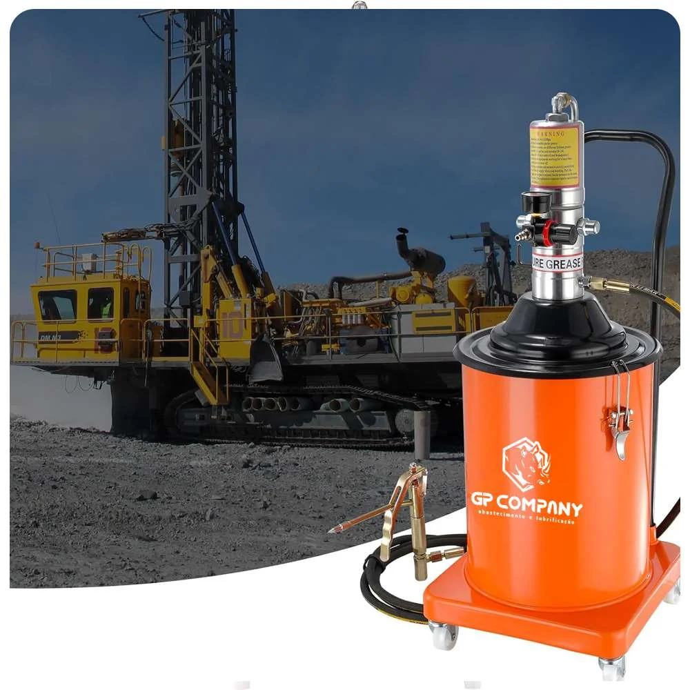Propulsora Pneumática de Graxa 20Kg com Comando 4M 50:1 Gp Company
