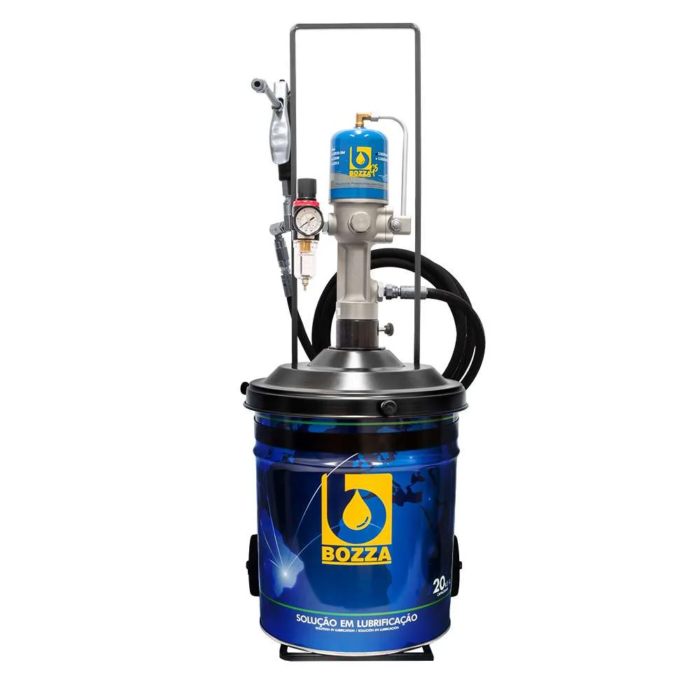 Propulsora Pneumática para Graxa 20Kg Strike System 11020-R20-G5 Alta Performance