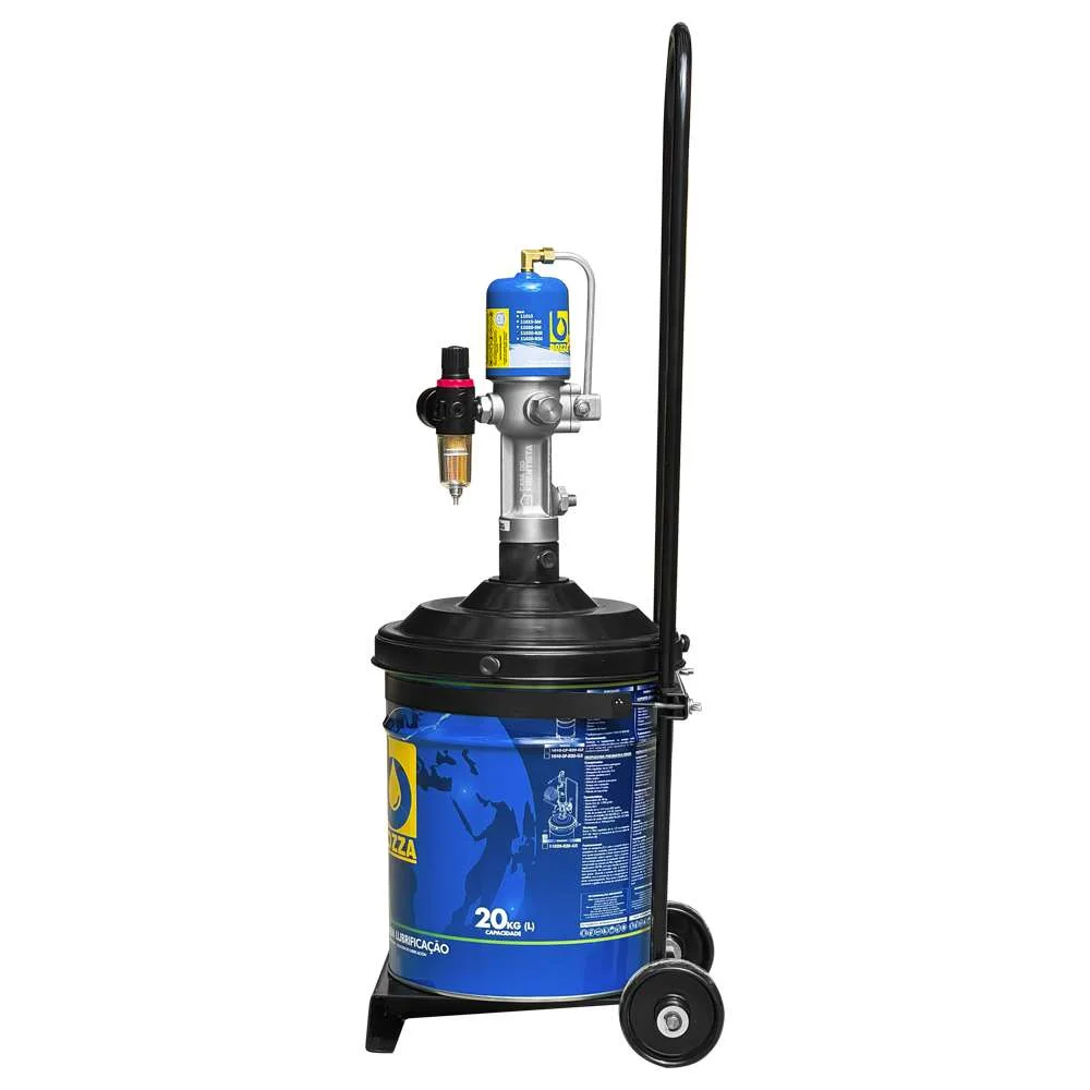 Propulsora Pneumática para Graxa 20Kg Strike System 11020-R20-G5 Alta Performance