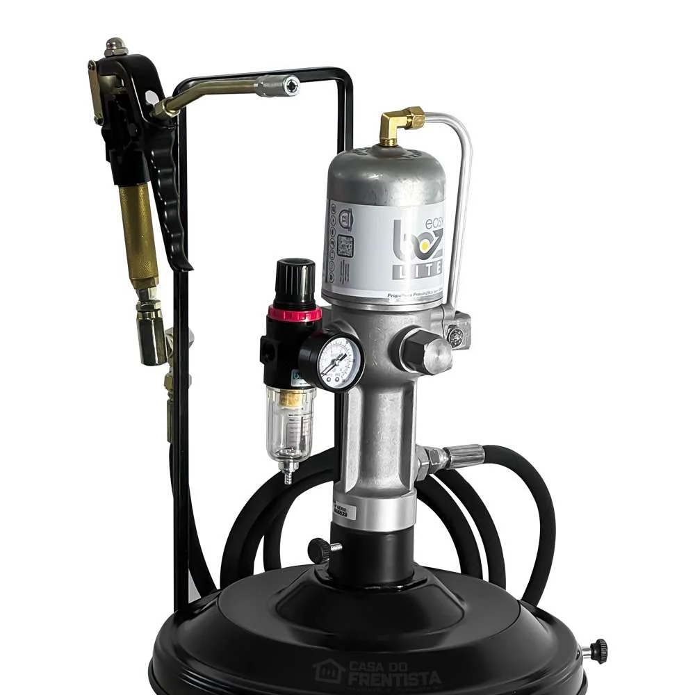 Propulsora Pneumática para Graxa Easyboz Lite 20Kg com Carrinho