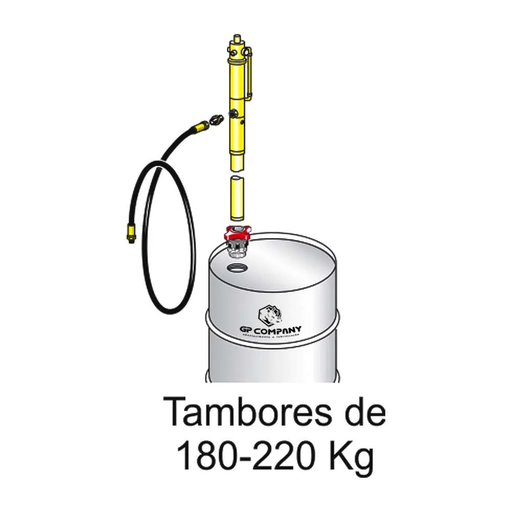 Propulsora Pneumática para Óleo 5:1 18 L/Min para Tambor de 200L Gp Company