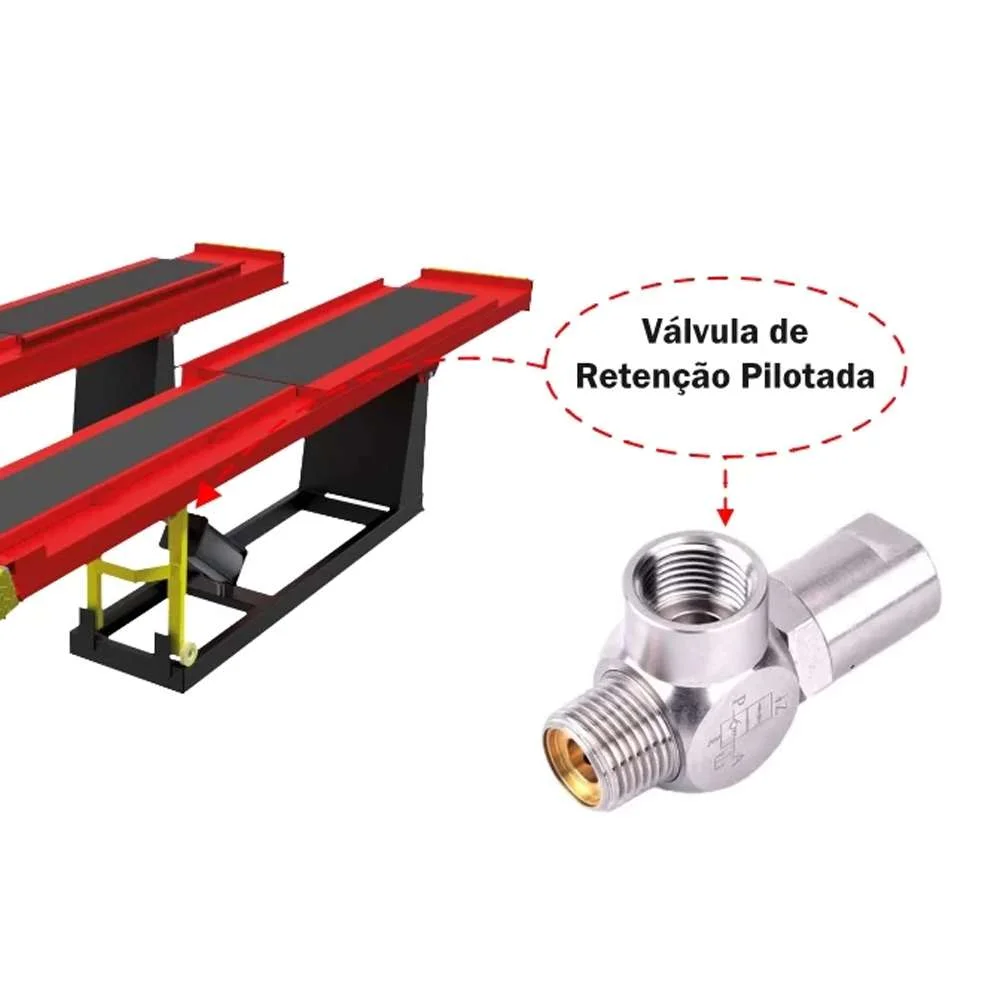 Rampa de Alinhamento Pneumática 4 Metros 4000Kg Mgfer