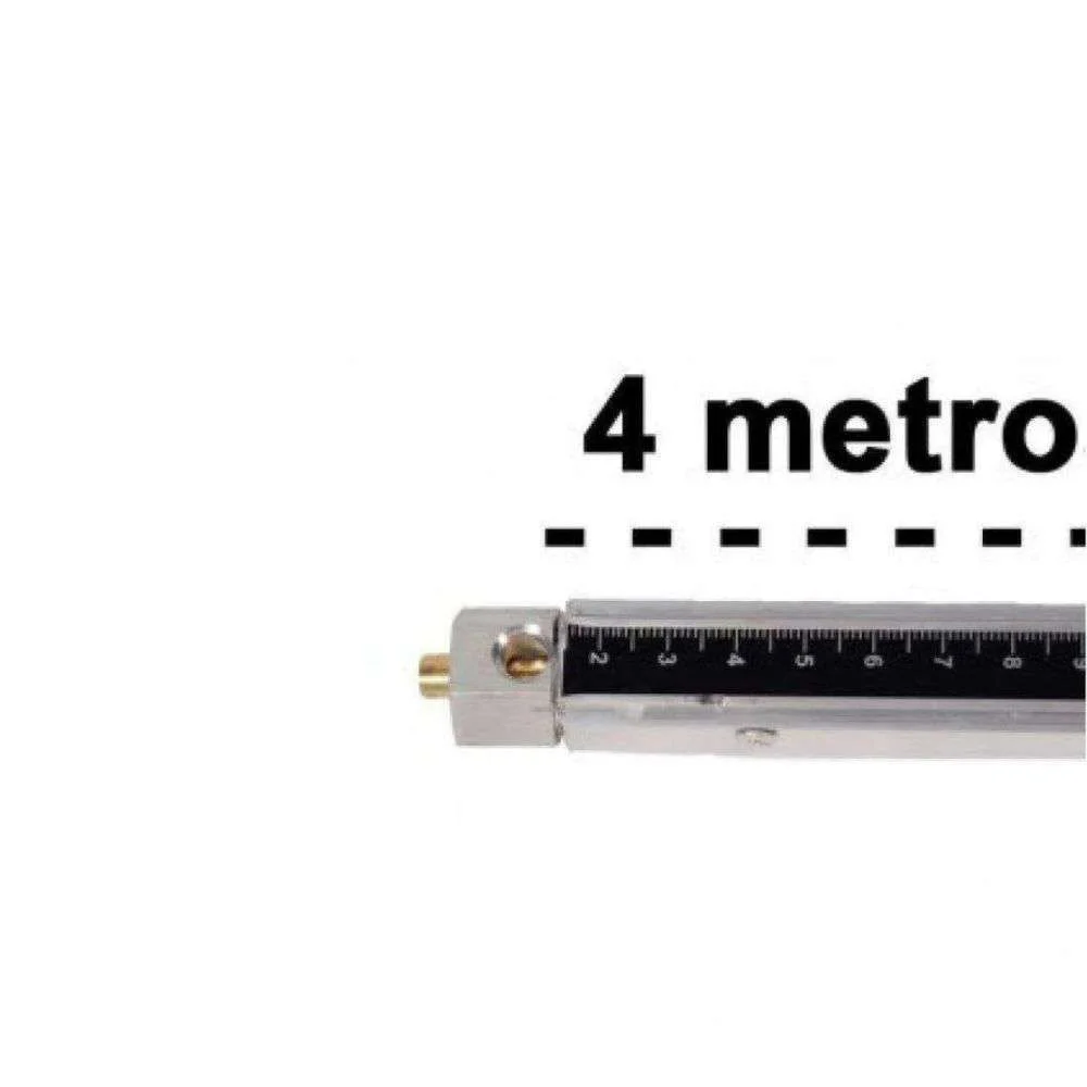 Régua de Medição de Tanques de 4 Metros com Válvula e Tabela