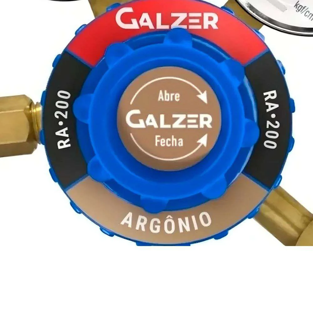 Regulador de Pressão para Argonio Ra-200 Galzer