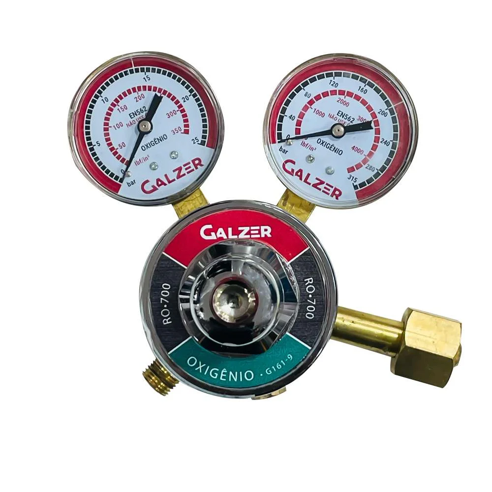 Regulador de Pressão para Oxigênio Industrial Ro-700 Galzer