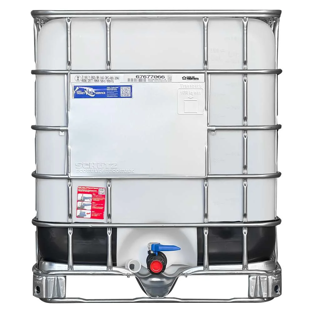 Reservatório Ibc 1000L Novo Gradeado com Inmetro Marca Schutz