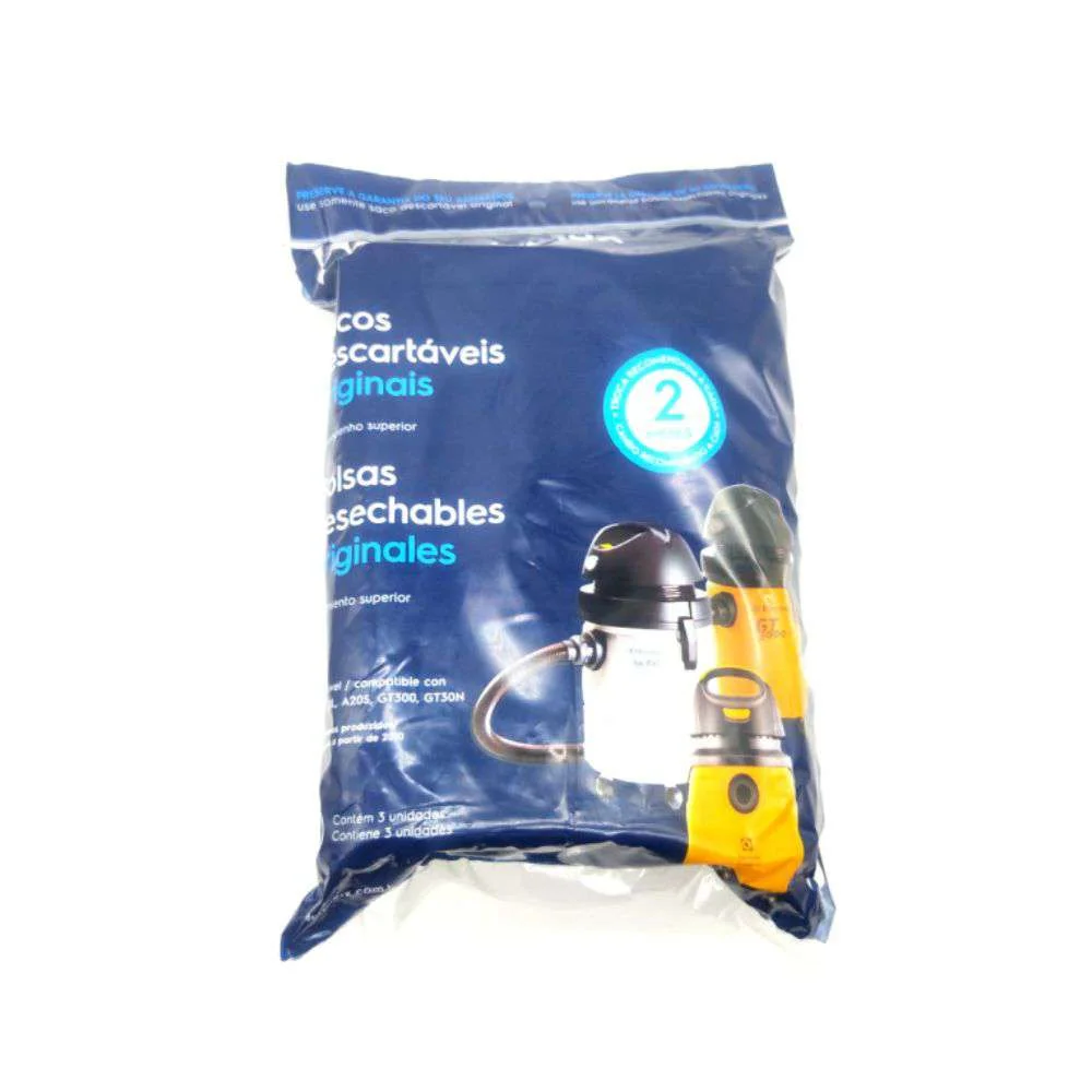 Saco Descartável Aspirador Electrolux A20 Gt3000 Gt30N Cse20