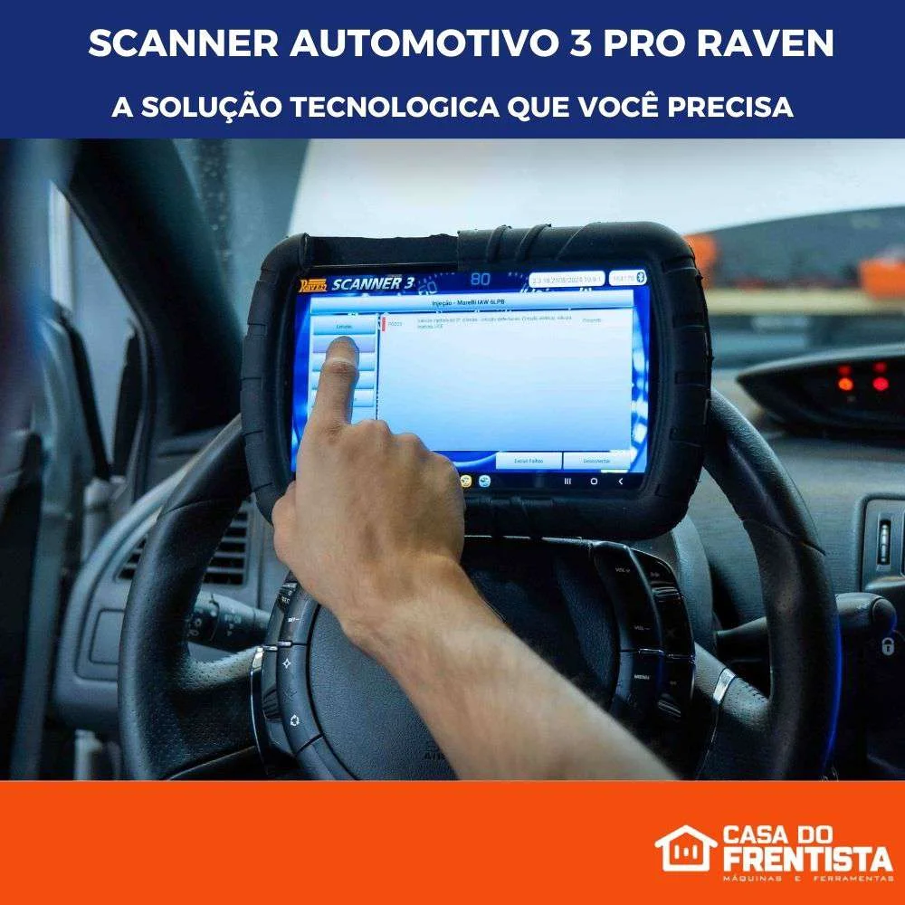 Scanner Automotivo 3 Pro Raven108830 Completo Atualizado