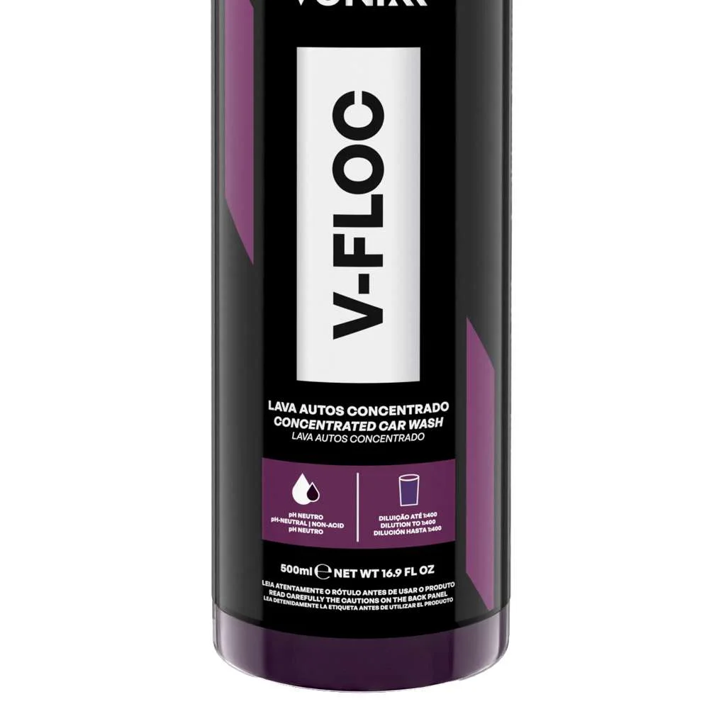 Shampoo Automotivo Neutro Concentrado V-Floc 500Ml Vonixx