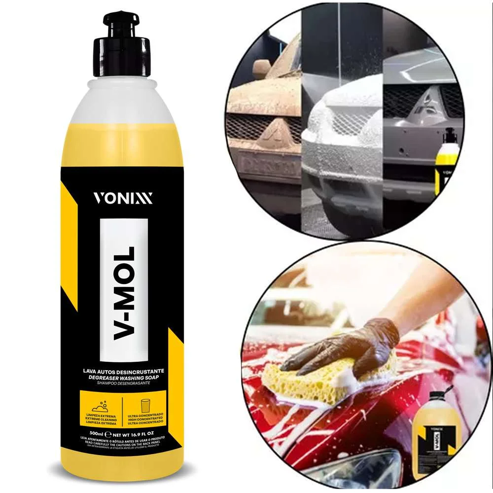 Shampoo Desengraxante Lavagem Automotiva V-Mol 500Ml - Vonixx