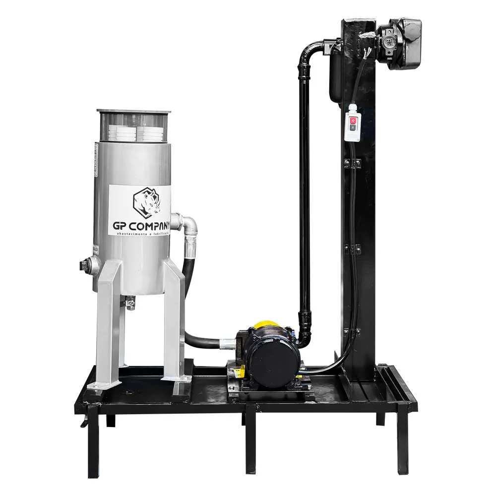 Skid Bomba de Abastecimento Industrial 60L/Min Trifásico com Filtro Foguetinho para Diesel Gp Company