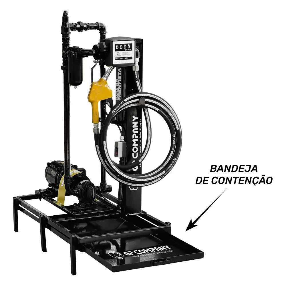 Skid Bomba de Abastecimento Industrial 60L/Min Trifásico para Diesel Gp Company