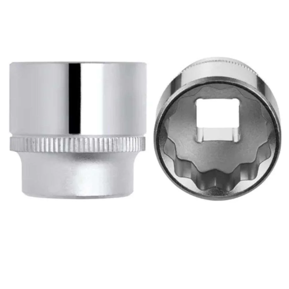 Soquete 1/2" Estriado 15Mm R61101506