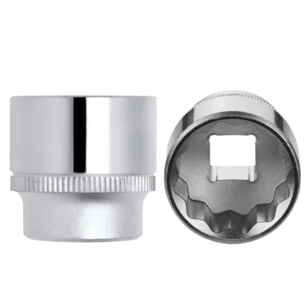 Soquete Estriado Curto 12Mm Encaixe 1/2 Gedore Red R61101206