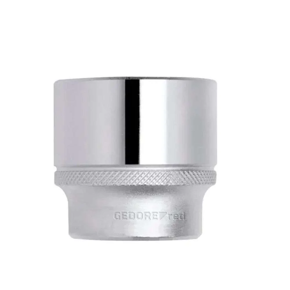 Soquete Estriado Curto 12Mm Encaixe 1/2 Gedore Red R61101206