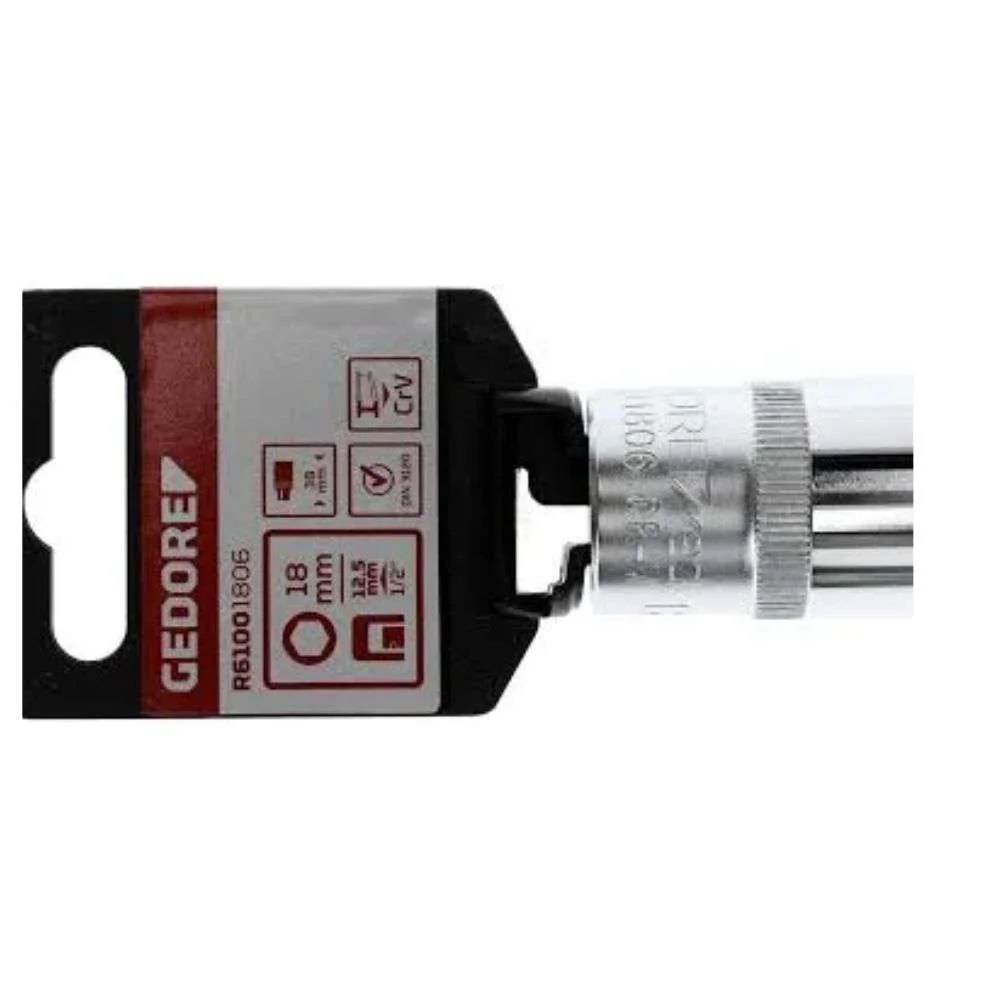 Soquete Sextavado 1/2 X 18Mm R61001806 Gedore
