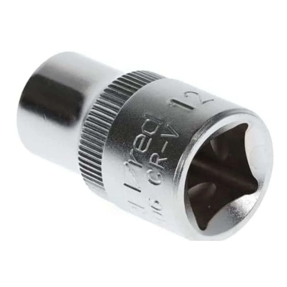 Soquete Sextavado Curto 12Mm Encaixe 1/2 Gedore Red R61001206