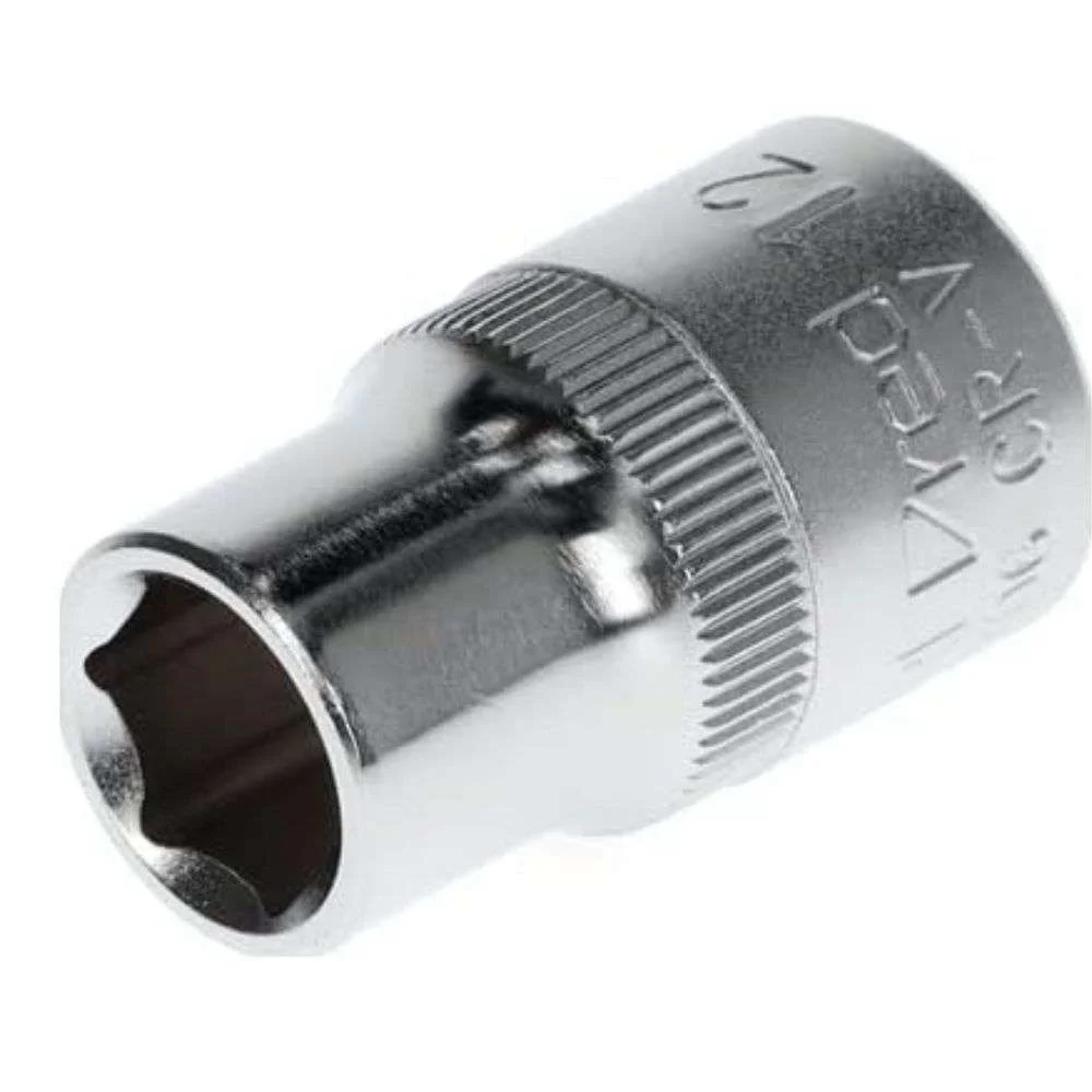 Soquete Sextavado Curto 12Mm Encaixe 1/2 Gedore Red R61001206