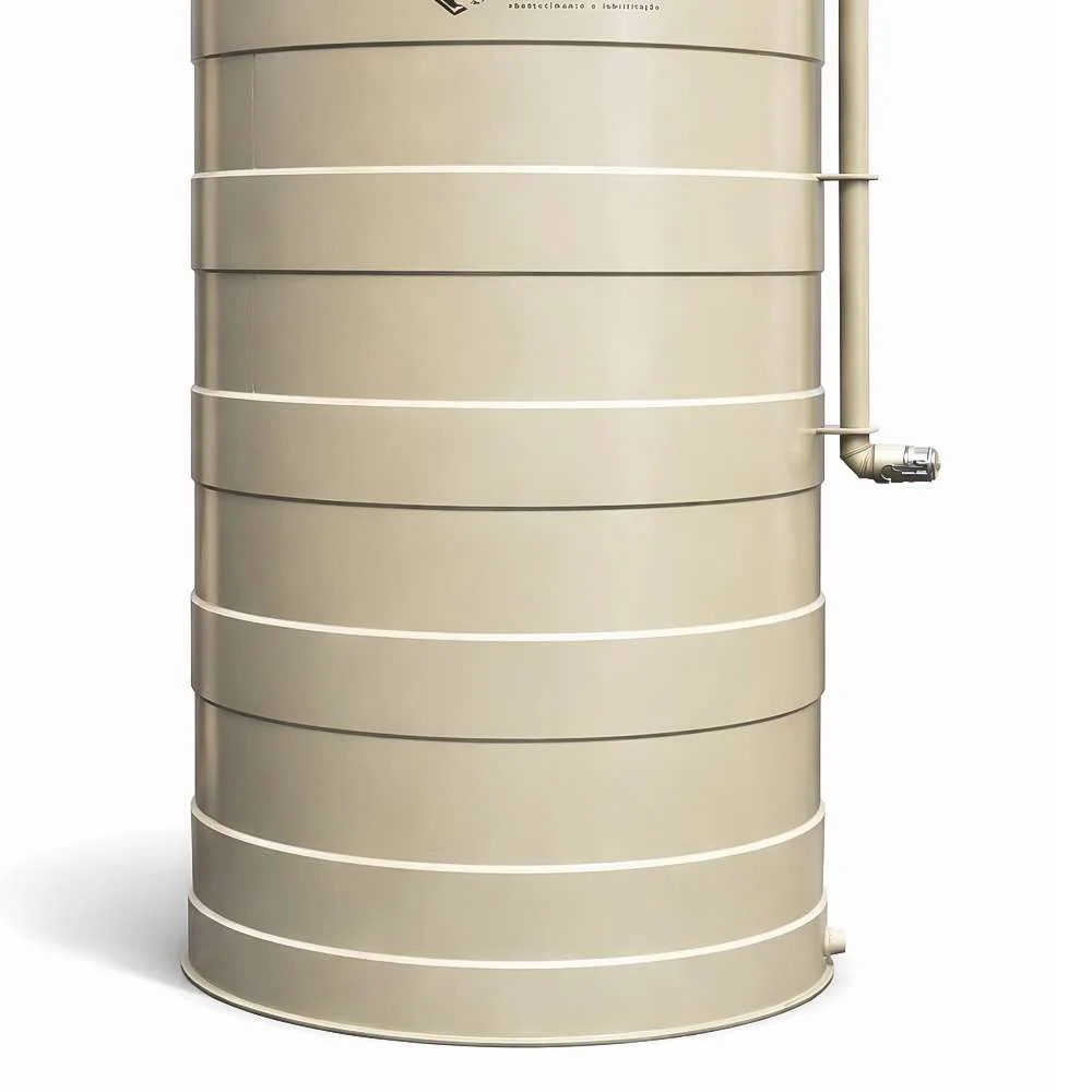 Tanque Cilíndrico 3000L em Polietileno Fundo Plano Gp Company