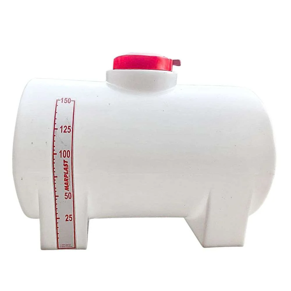 Tanque Combustível 150L Cilíndrico Horizontal Polietileno