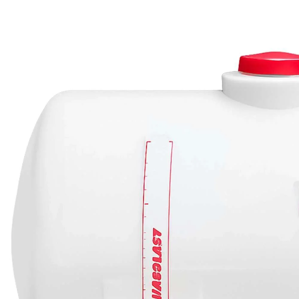 Tanque Combustível 350L Cilíndrico Horizontal Polietileno