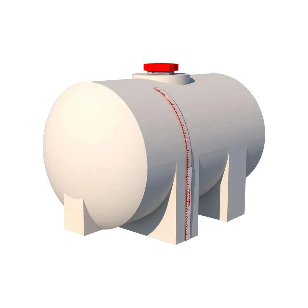 Tanque Combustível 350L Cilíndrico Horizontal Polietileno