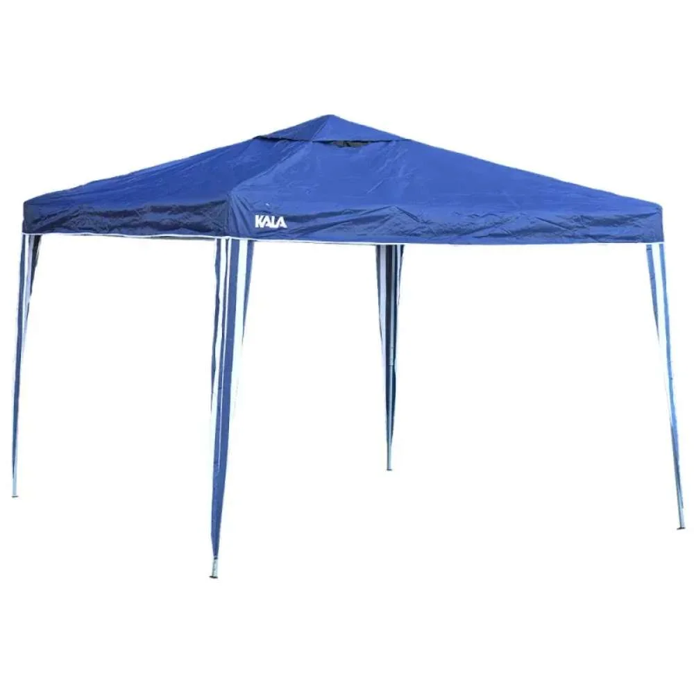 Tenda Gazebo Dobrável em Poliéster Azul 300X300Cm Kala