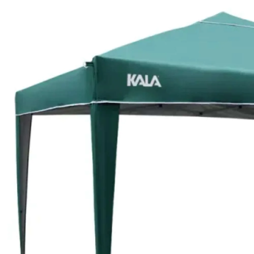 Tenda Gazebo Dobrável em Poliéster Verde 300X300Cm Kala