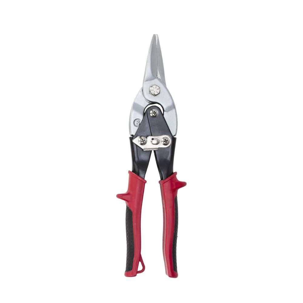 Tesoura Tipo Aviação Corte Reto 10" R93310141 Gedore Red