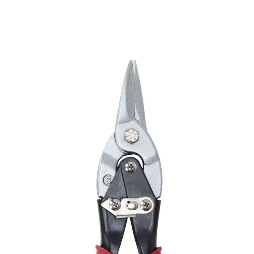 Tesoura Tipo Aviação Corte Reto 10" R93310141 Gedore Red