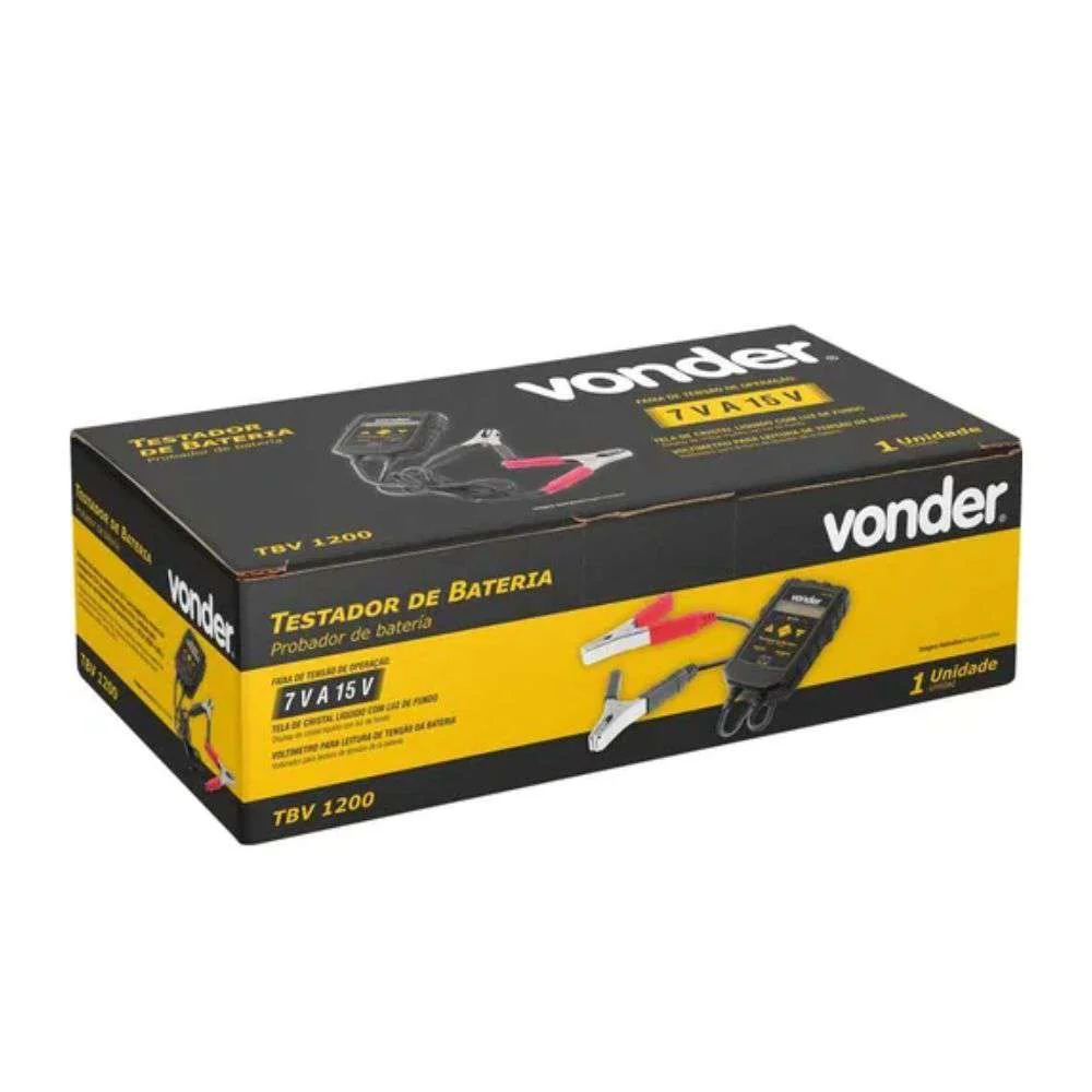 Testador de Baterias 7 a 15V Tbv1200 Vonder