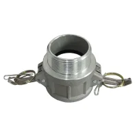 Acoplador Camlock Fêmea X Macho 3/4" X 3/4" em Alumínio