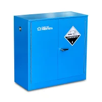 Armário Corta Fogo Azul 1,00 X 1,00 X 0,45 M com 01 Prateleira Redentor