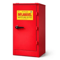 Armário Corta Fogo de Parede Linha Practical 0,80 X 0,40 X 0,35 Vermelho
