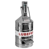 Balde Aferidor Inox 20 Litros com Inmetro para Combustível e Arla 32 Lubefer Lub-Med03