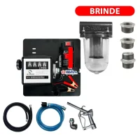Bomba para Abastecimento de Diesel 12V 40L/Min + Filtro de Brinde