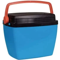 Caixa Térmica 6L 8 Latas Mor Azul com Laranja