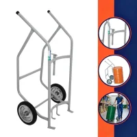 Carro para Transportar e Entornar Tambor 300Kg Tm96 Marcon