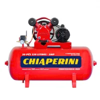 Compressor de Ar 10 Pés 110L 2Hp Monofásico 110/220V Chiaperini
