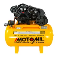 Compressor de Ar 10 Pés 2Hp 100L 220V Motomil