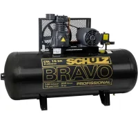 Compressor de Ar 15 Pés 200L 3Hp Bravo Trif Schulz 220V