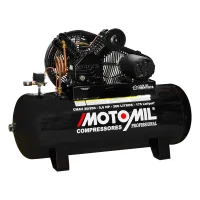 Compressor de Ar 20 Pés 175Lbs 200L 5,0Hp Motomil - 220V