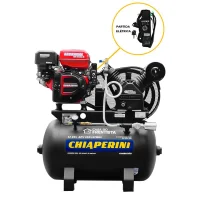 Compressor de Ar 20 Pés À Gasolina 175Psi 150L 9Hp Partida Elétrica Chiaperini