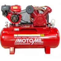 Compressor de Ar 20 Pés a Gasolina 7 HP 250L Motomil