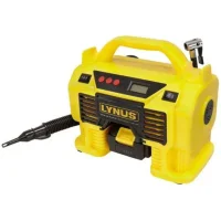 Compressor de Ar e Calibrador a Bateria 20V Lynus Portátil, Preciso e Intercambiável