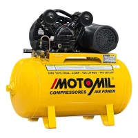 Compressor de Ar Monofásico 10 Pés 2 Hp 100L Motomil 220V