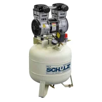 Compressor de Ar Odontológico Isento de Óleo 10 Pés 2Hp 40L Schulz - 220V