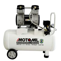 Compressor de Ar Odontológio Isento de Óleo 8 Pés 50L - 220V