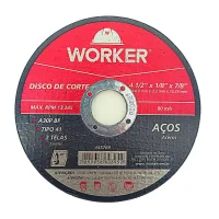 Disco Corte de Aço 4.1/2" X 1/8" X 7/8"