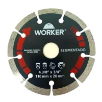 Disco Diamantado Segmentado 110X20Mm